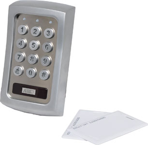 HID (RFID) Vandal Resistant Control Keypad with Card Reader