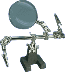 PCB Holder , Solder Stand & Magnifier