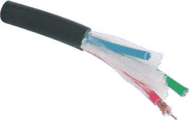 3 Core Shielded RGB Coaxial Cable (100 metres)