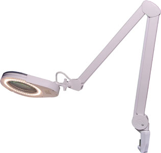 Inspect-A-Gadget LED Desk Mount Magnifier 5 Diopter