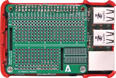 Raspberry Pi CaseHAT SOIC28 Prototyping Board